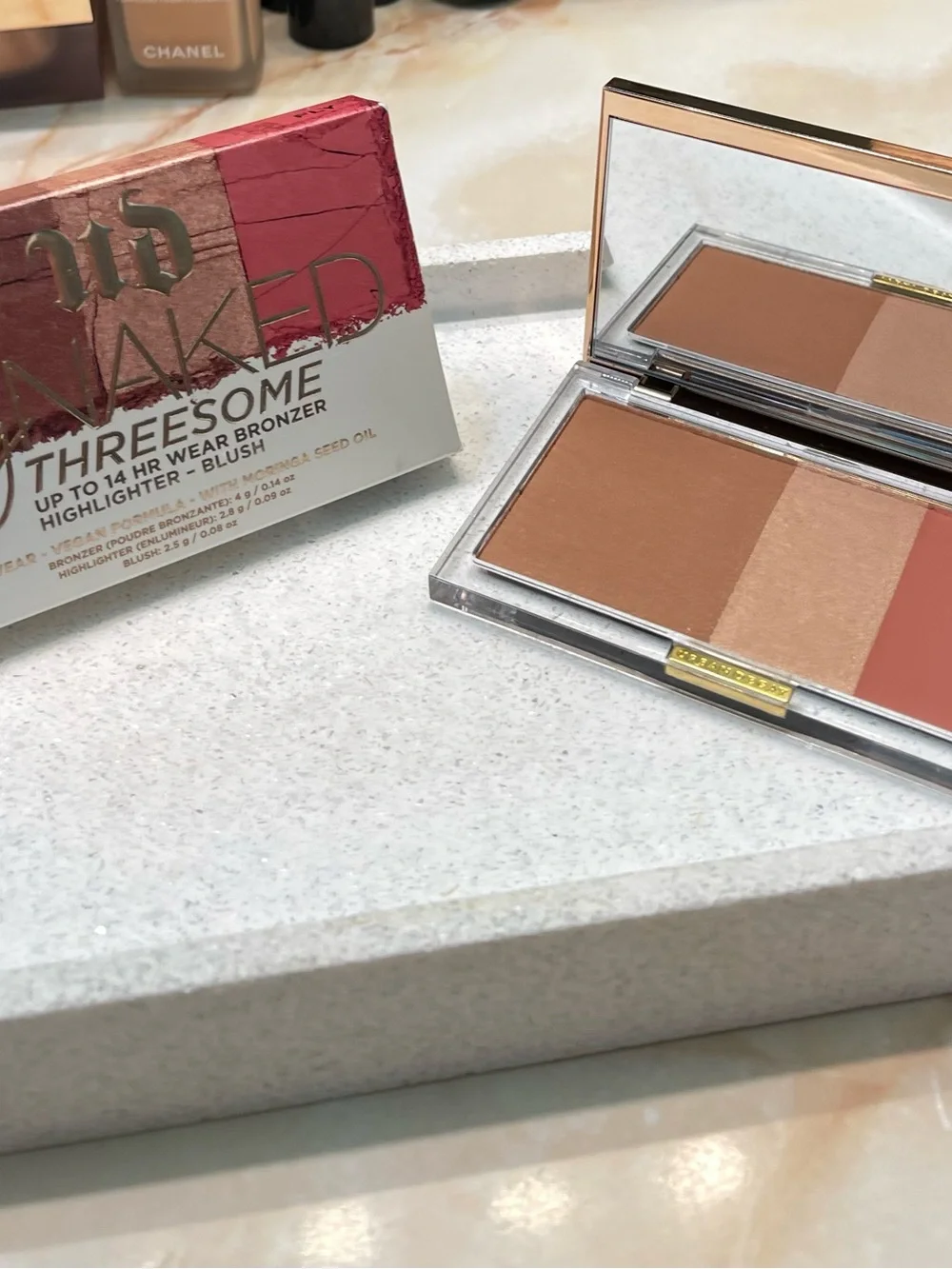 Urban Decay ~ ‘FLY’ Stay N@ked Threes@me ~ Bronzer, Highlighter, Blush Full Size - Picture 1 of 16